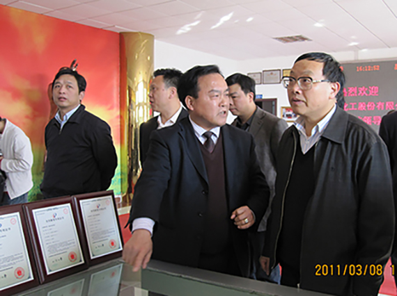 省政協(xié)副主席、省委組織部常務副部長武吉海先生一行蒞臨我公司視察指導工作